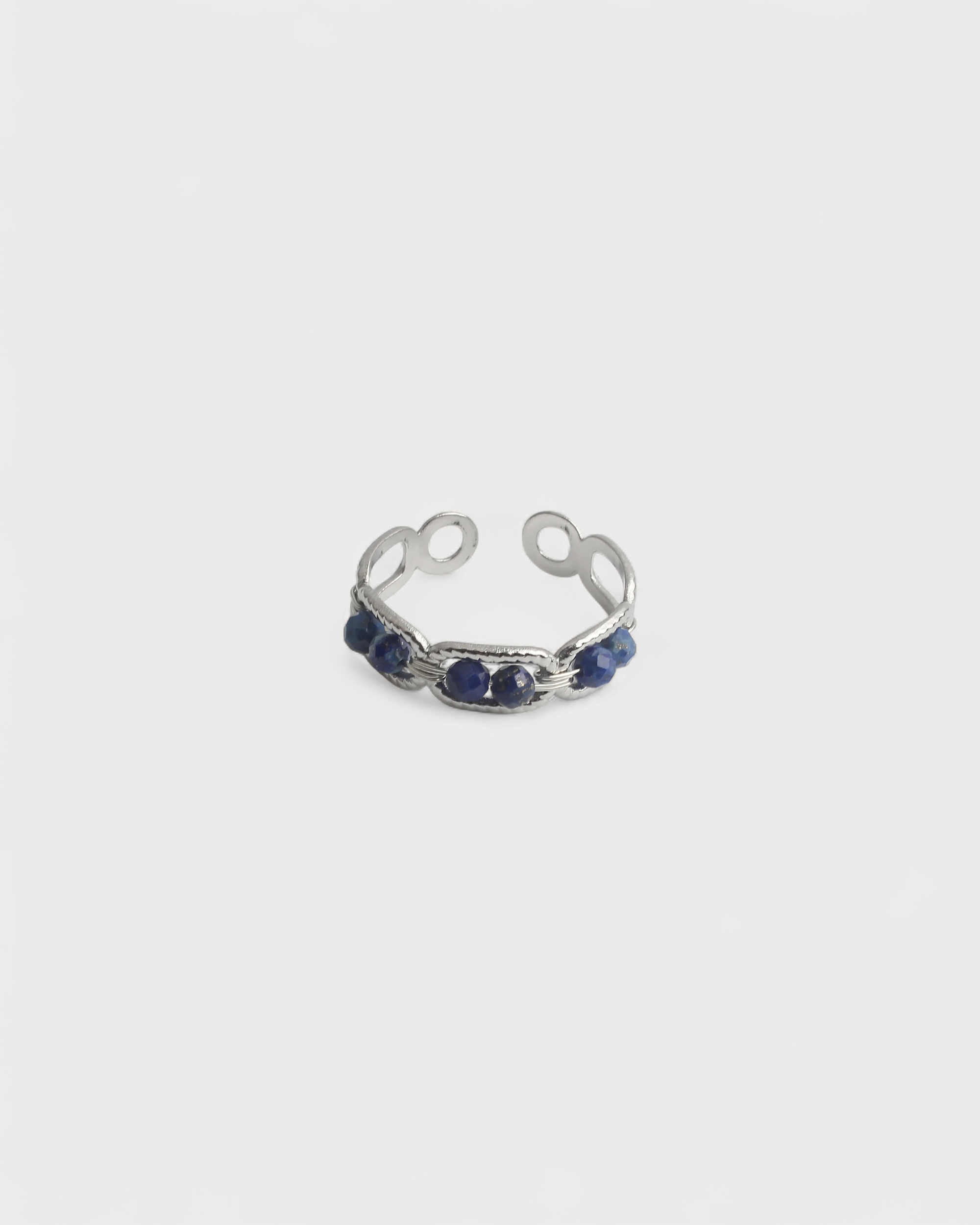 Bente - Ring - Naturstein - Edelstahl