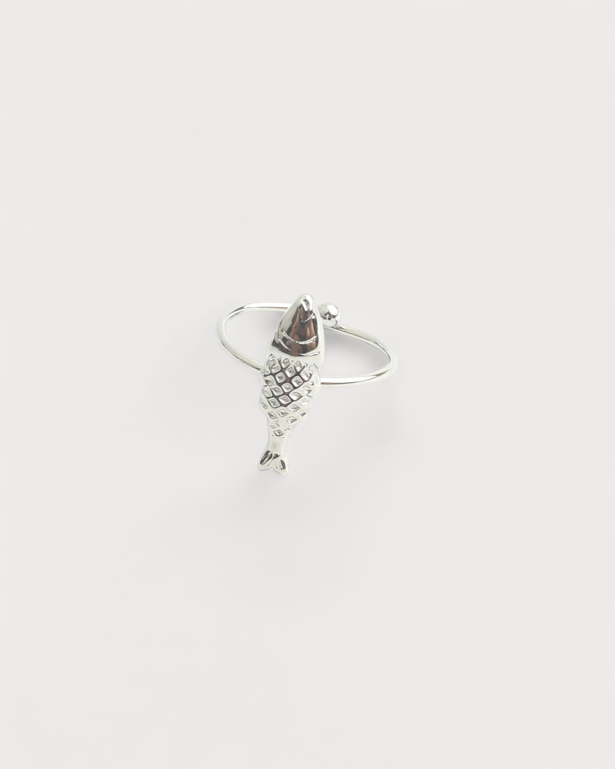 Fish  - Ring - Edelstahl - Verstellbar
