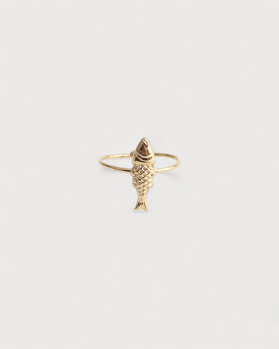 Fish  - Ring - Edelstahl - Verstellbar