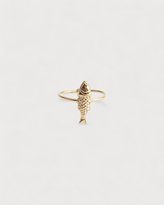 Fish  - Ring - Edelstahl - Verstellbar