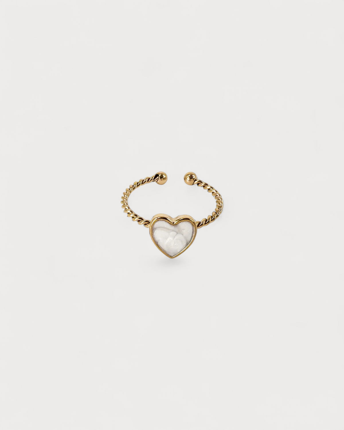 Lovie - Ring - Edelstahl - Verstellbar