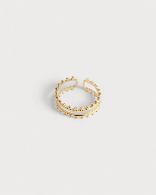 Dunya - Ring - Edelstahl - Einstellbar