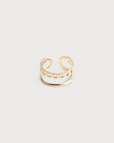 Verona - Ring - Edelstahl - Verstellbar