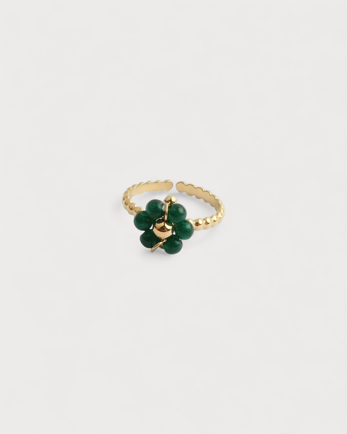 Fleurine - Ring - Edelstahl - Verstellbar
