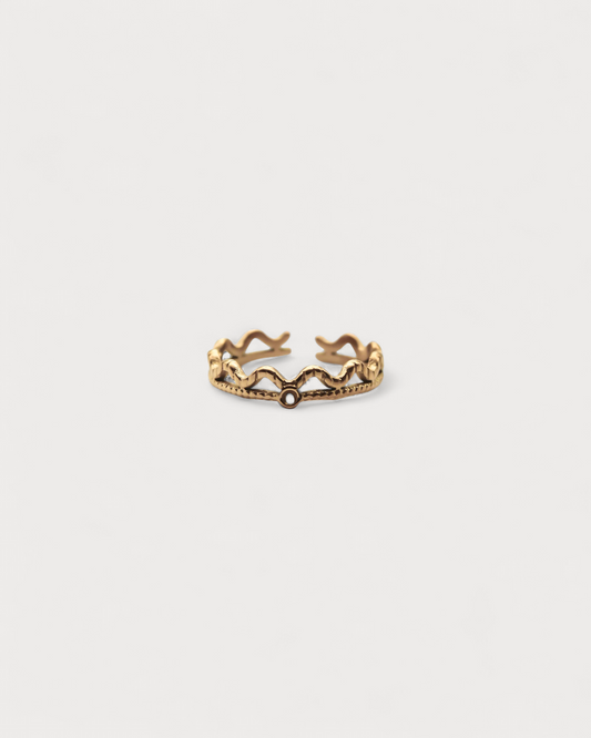 Noor - Ring - Edelstahl - Verstellbar