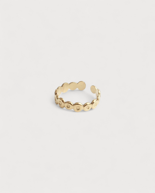Olive - Ring - Edelstahl - Einstellbar