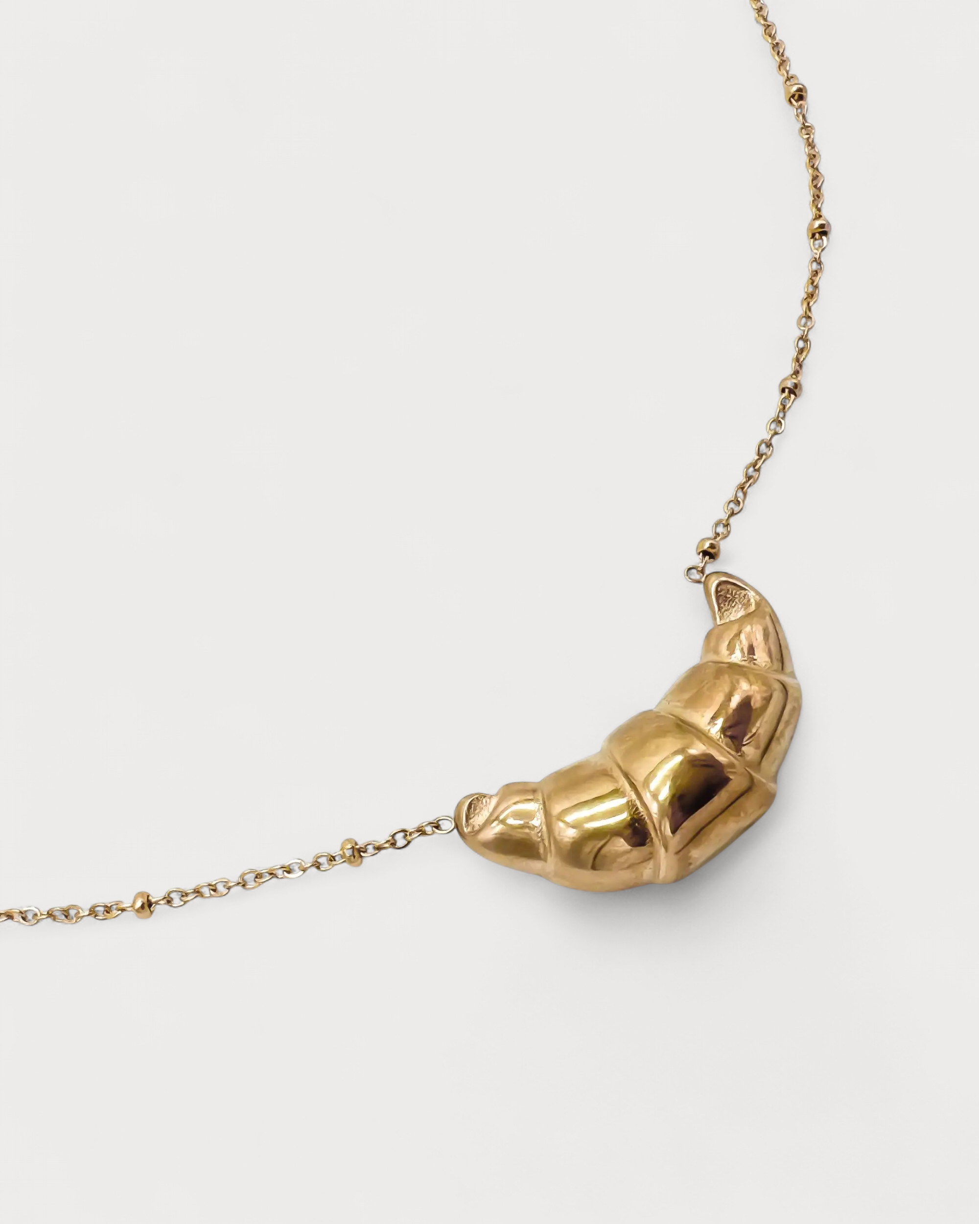 Croissant - Kette - Edelstahl