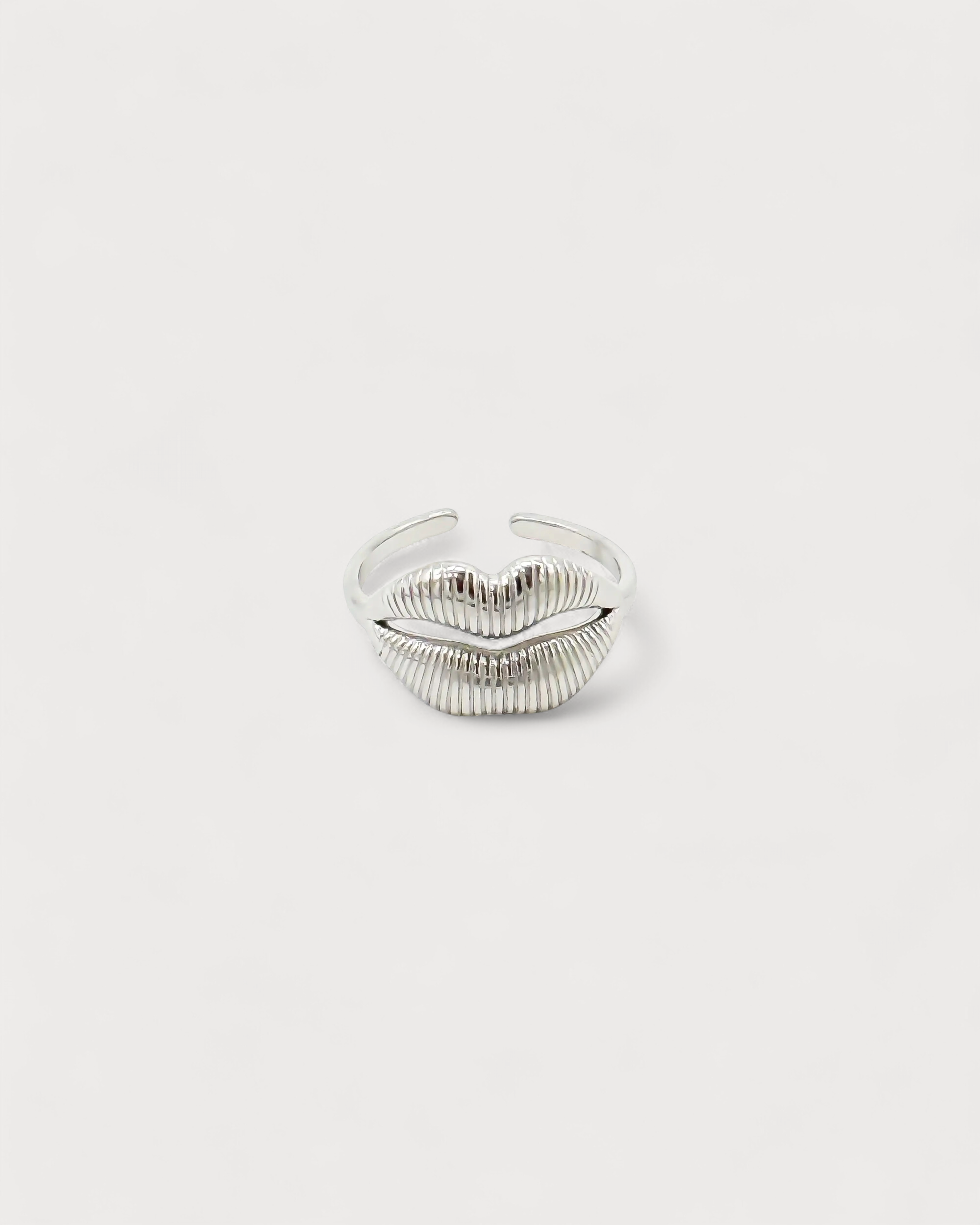 Kiss - Ring - Edelstahl - Verstellbar