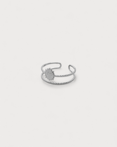 Alicia - Ring - Edelstahl - Einstellbar