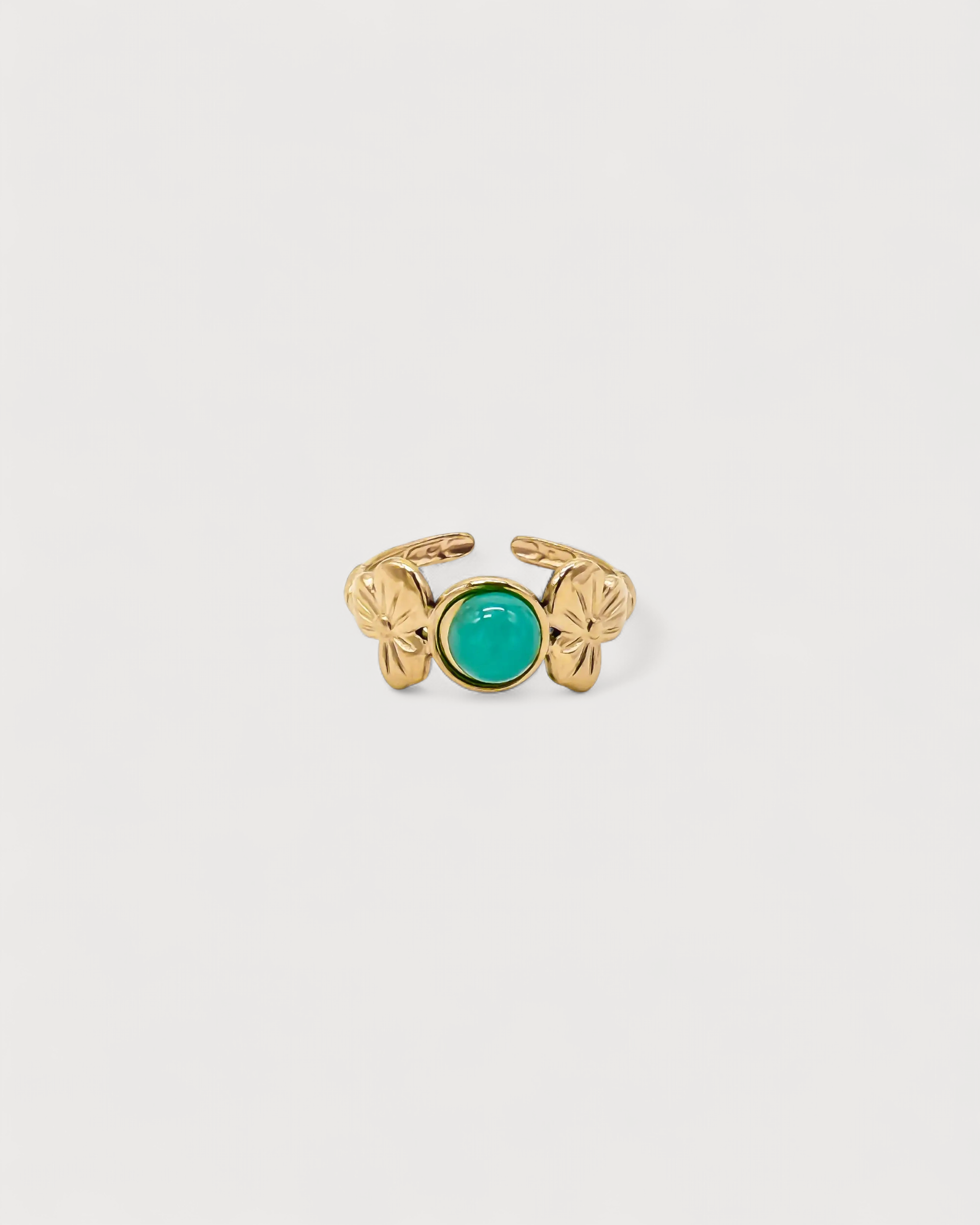 Flower Petal - Ring - Edelstahl - verstellbar