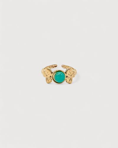 Flower Petal - Ring - Edelstahl - verstellbar
