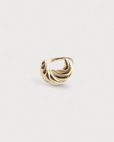 Croissant - Ring - Edelstahl - Einstellbar
