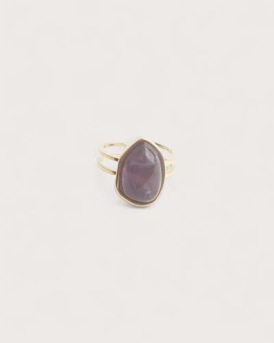 Doloris - Ring - Naturstein - Edelstahl - Verstellbar