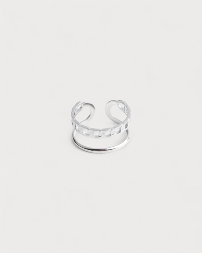 Verona - Ring - Edelstahl - Verstellbar