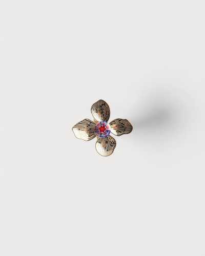 Mega Flower - Ring - Edelstahl - verstellbar