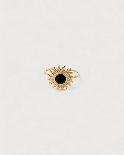 Sonnenschein - Ring - Edelstahl - verstellbar