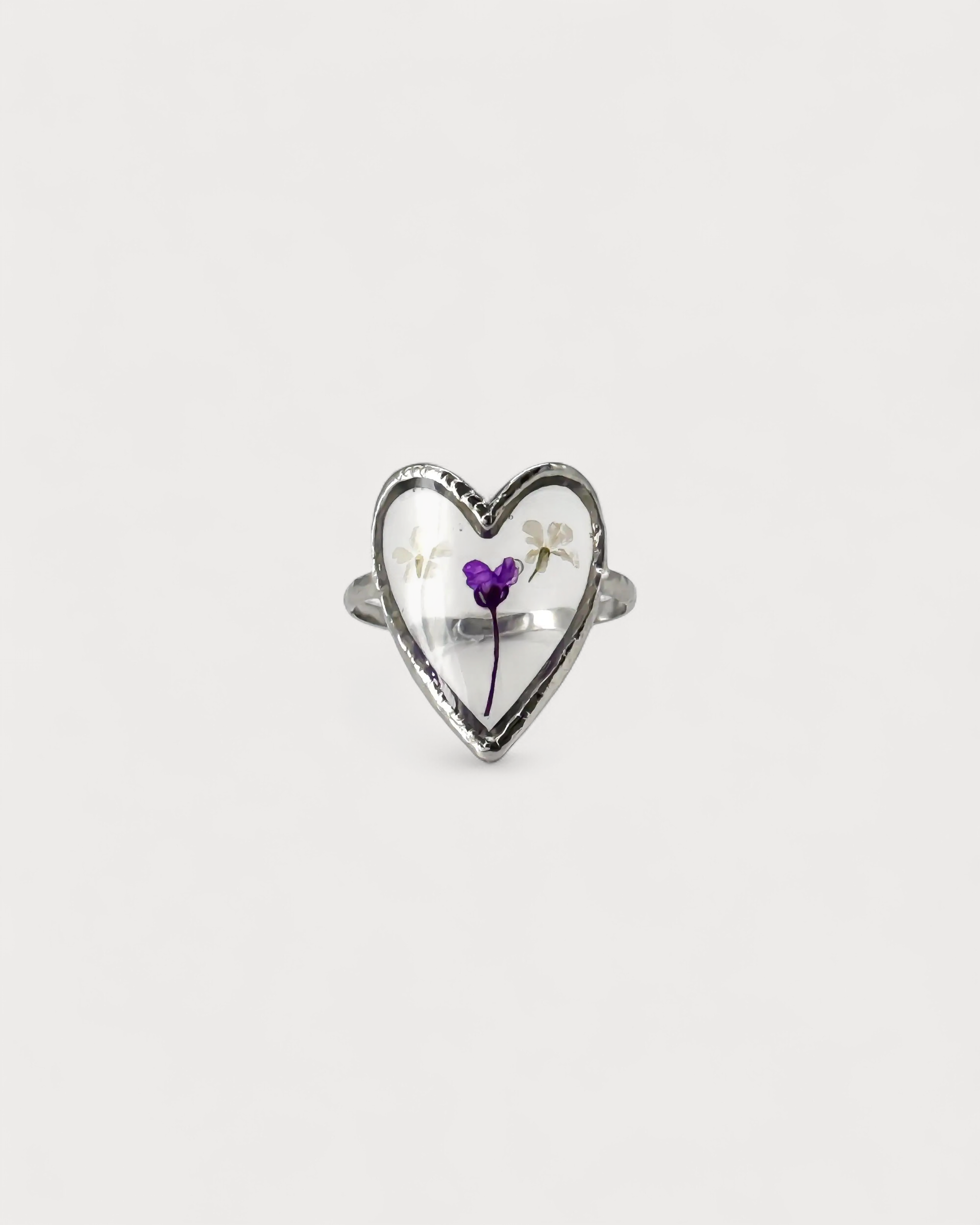 Fiore e amore - Ring - Edelstahl - Verstellbar