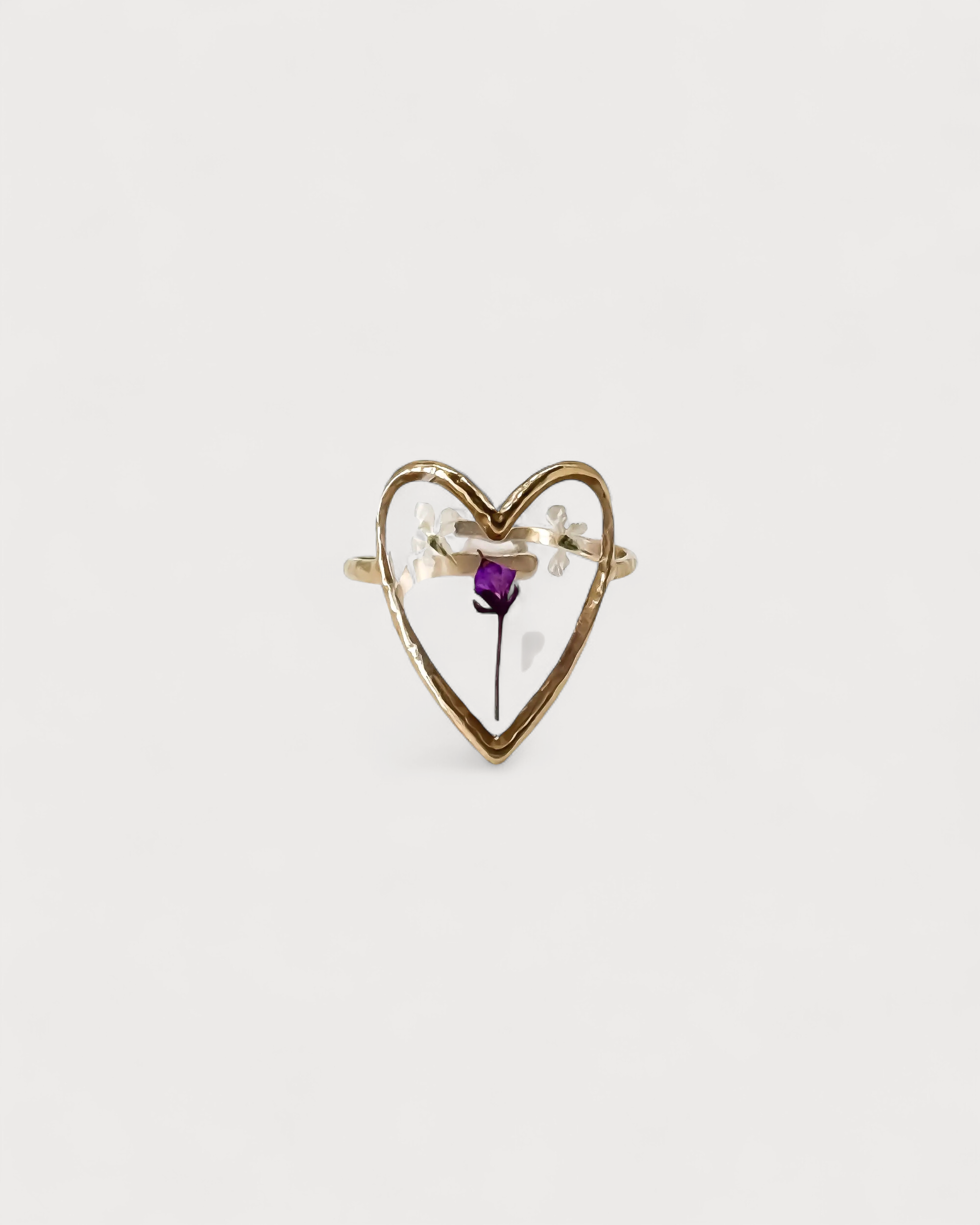 Fiore e amore - Ring - Edelstahl - Verstellbar