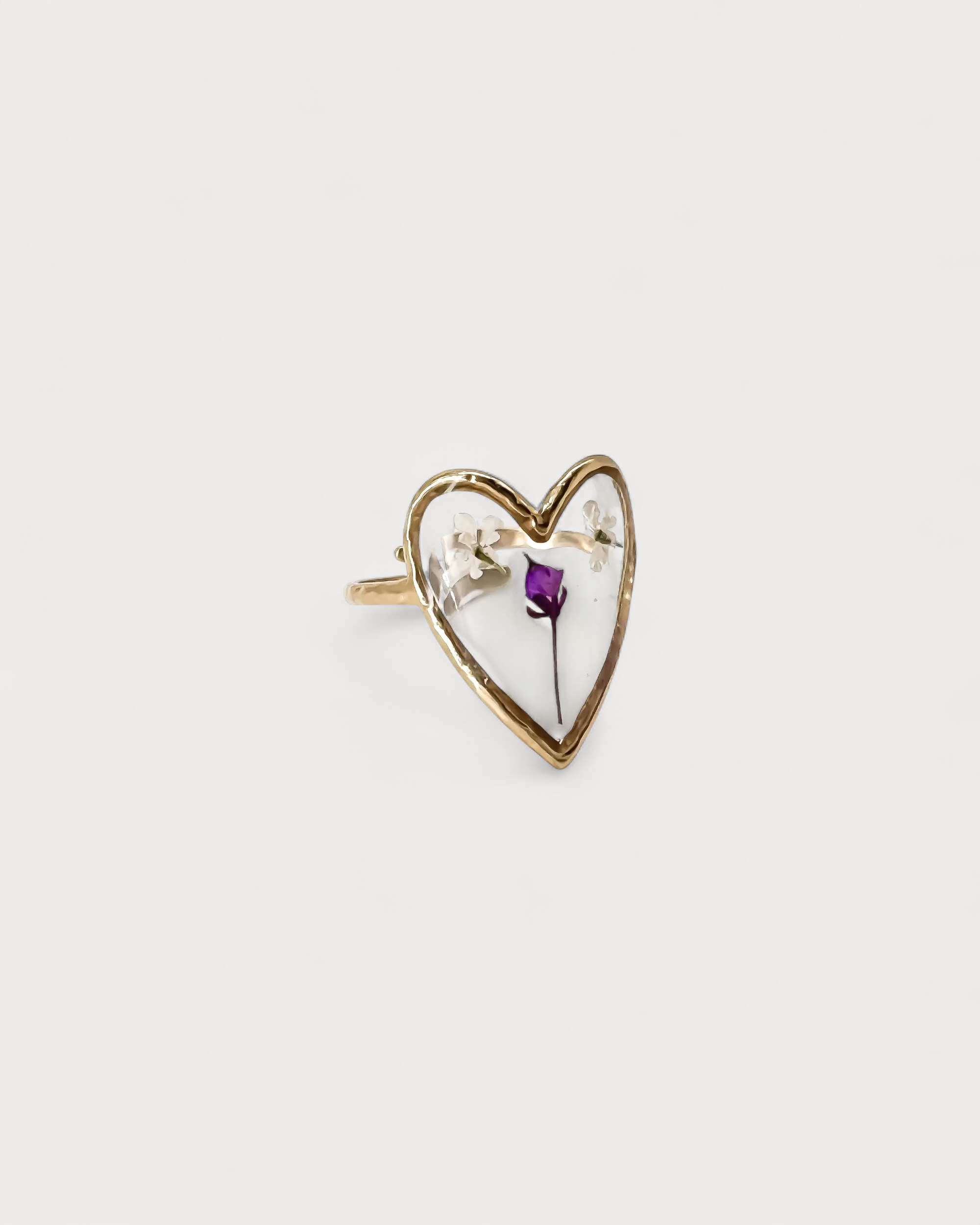 Fiore e amore - Ring - Edelstahl - Verstellbar