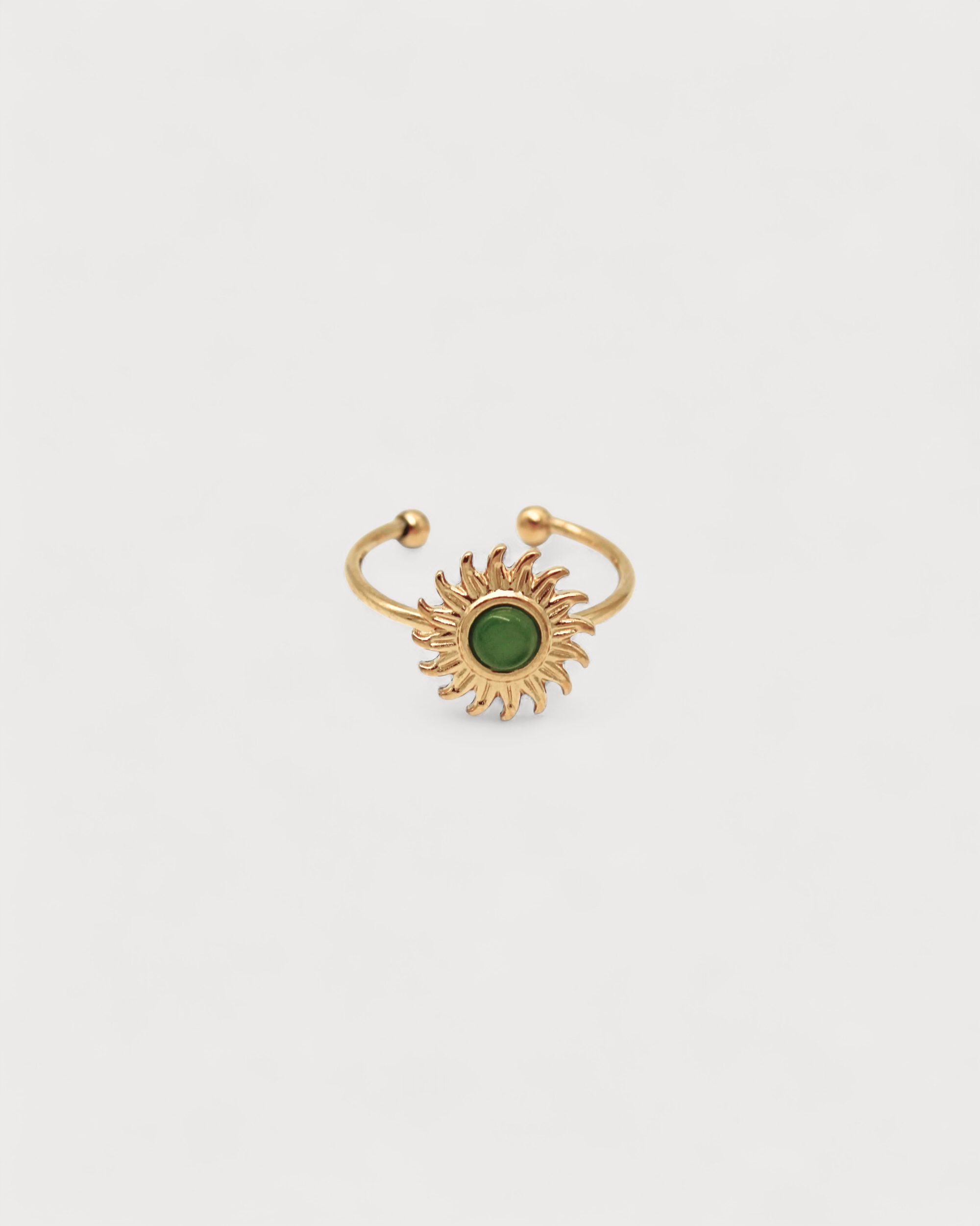 Sonnenschein - Ring - Edelstahl - verstellbar