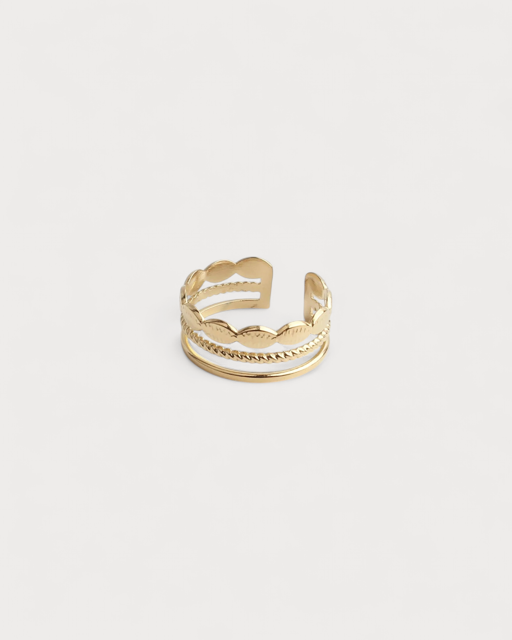 Avelie - Ring - Edelstahl - Verstellbar