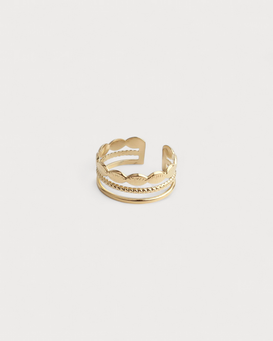 Avelie - Ring - Edelstahl - Verstellbar
