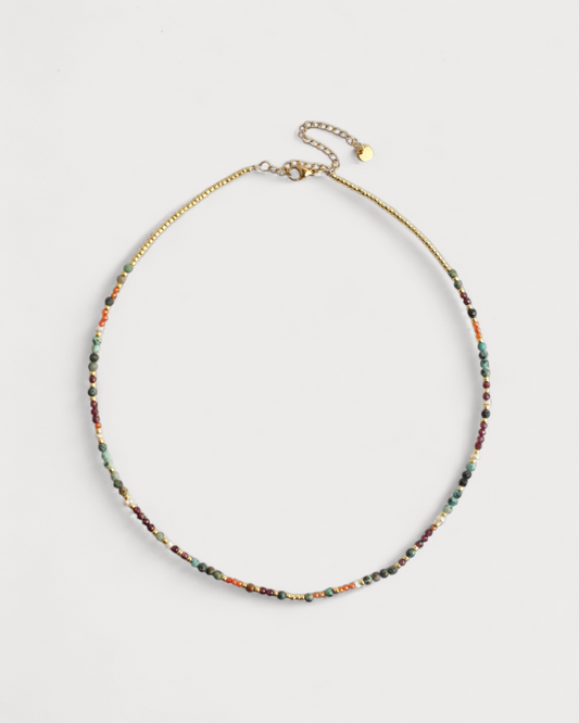 Tira - Halskette - Naturstein - Edelstahl