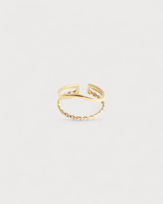 Sascha - Ring - Edelstahl - Verstellbar