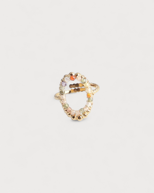 Nandita - Ring - Edelstahl - verstellbar