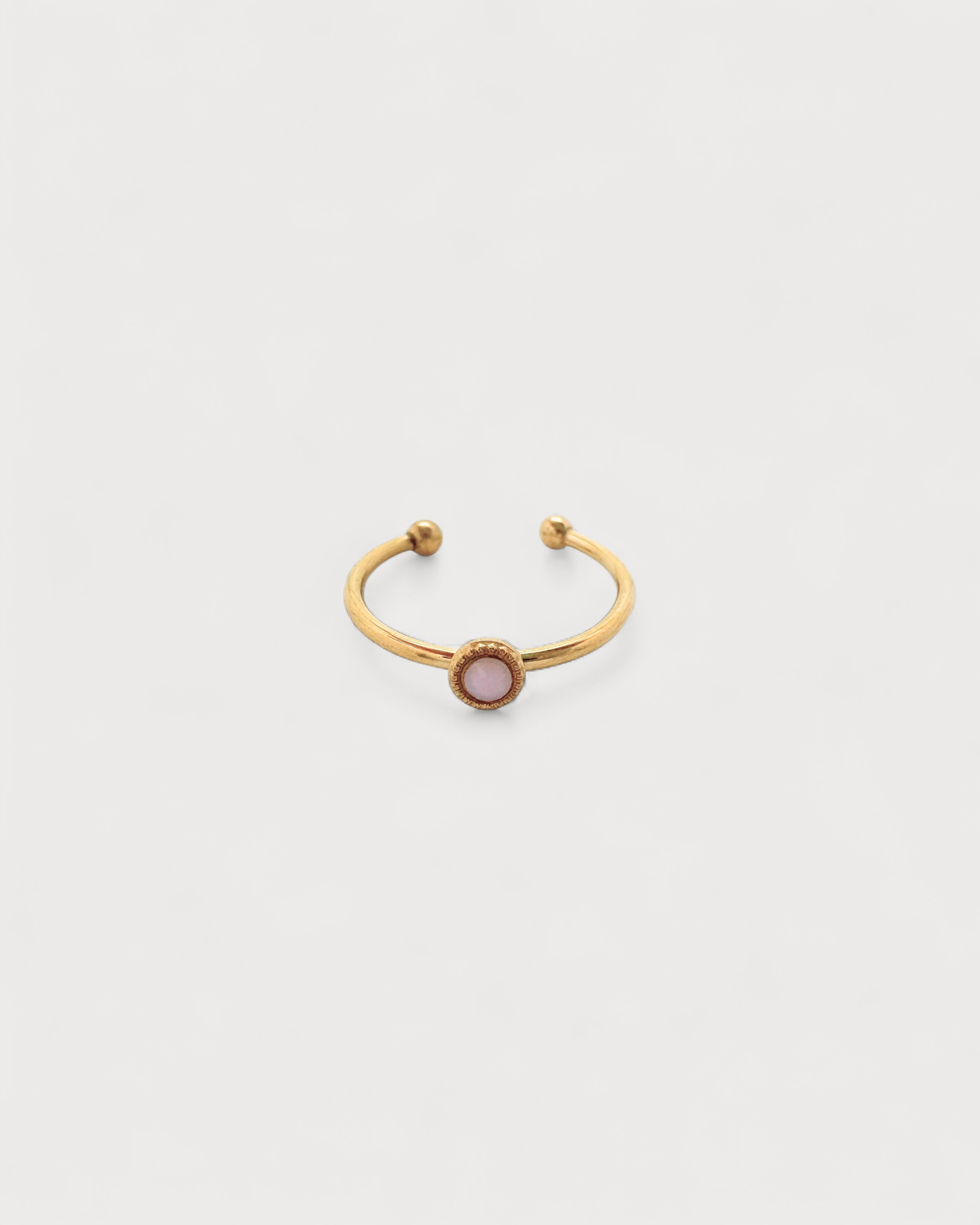 Strass - Ring - Edelstahl - Verstellbar
