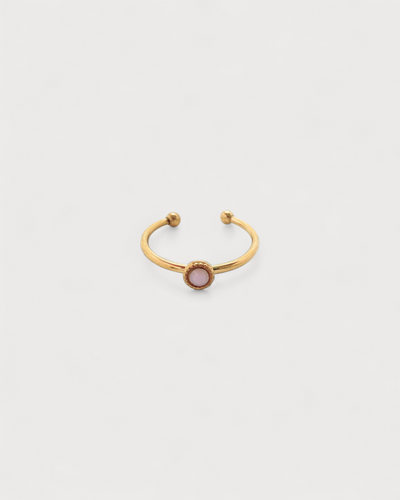 Strass - Ring - Edelstahl - Verstellbar