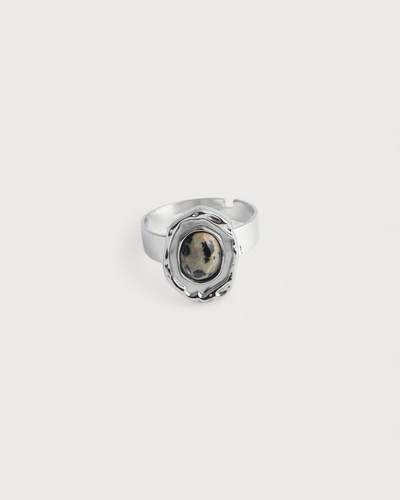 Salomé - Ring - Naturstein - Edelstahl - Verstellbar