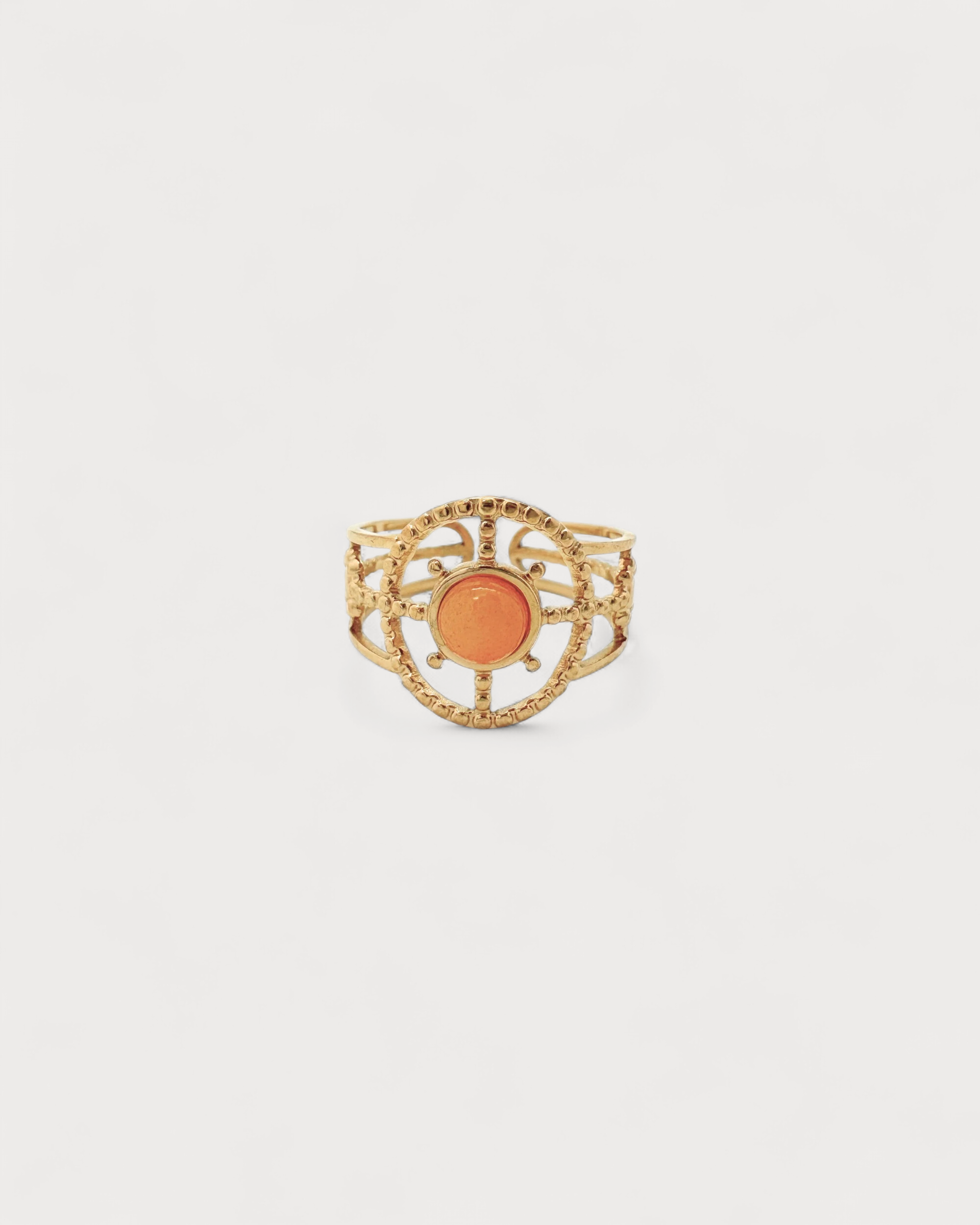 Sonne - Ring - Edelstahl - verstellbar
