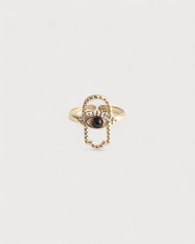 Zahra - Ring - Edelstahl - verstellbar