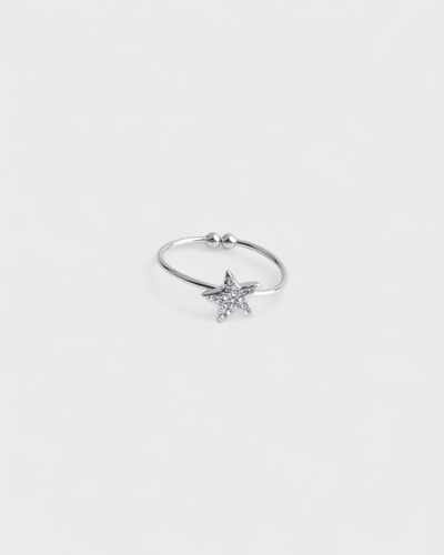 Shining Star - Ring - Edelstahl
