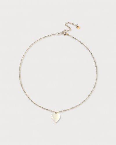 Heart Shaped Shell - Halskette - Edelstahl