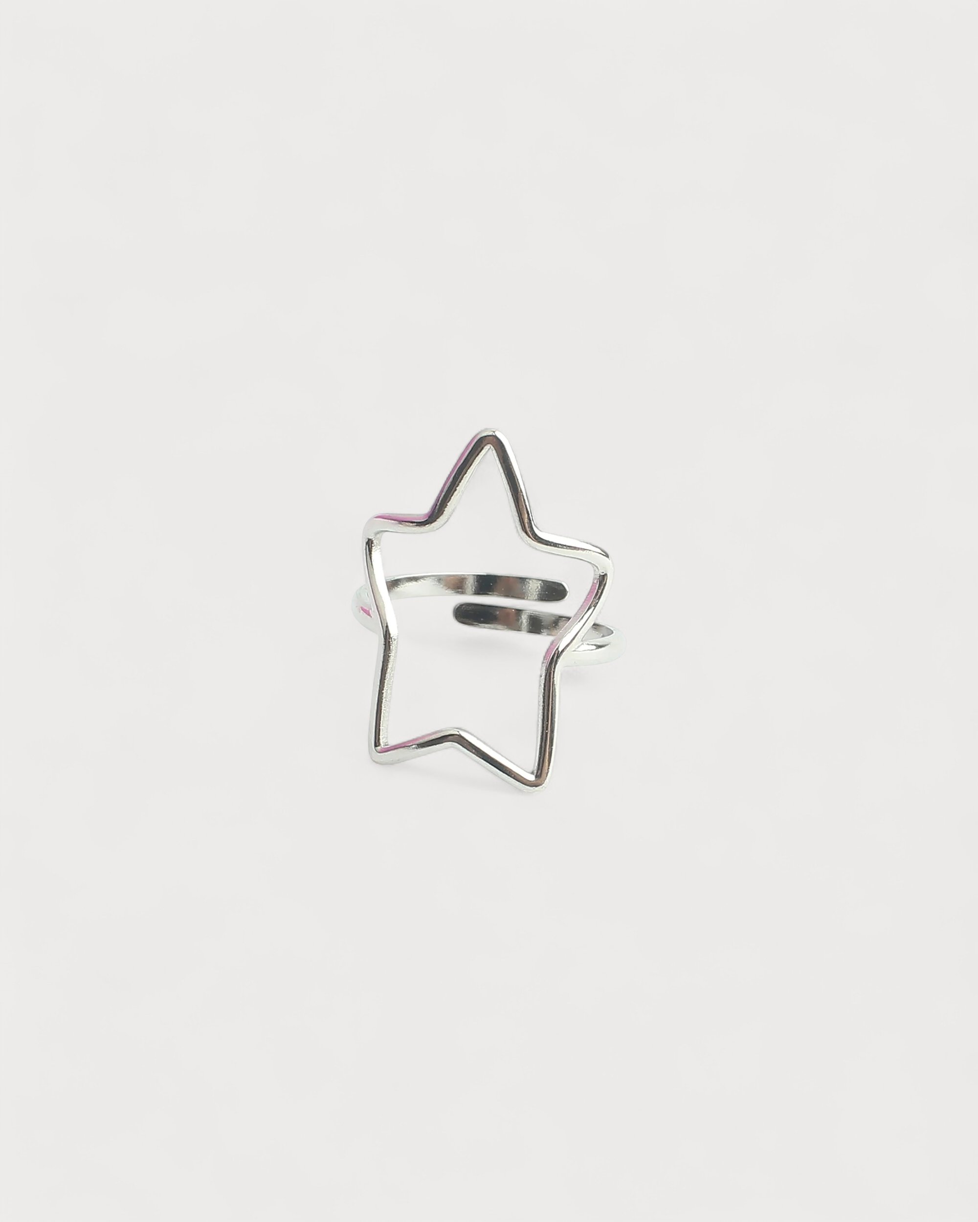 Stern - Ring - Edelstahl