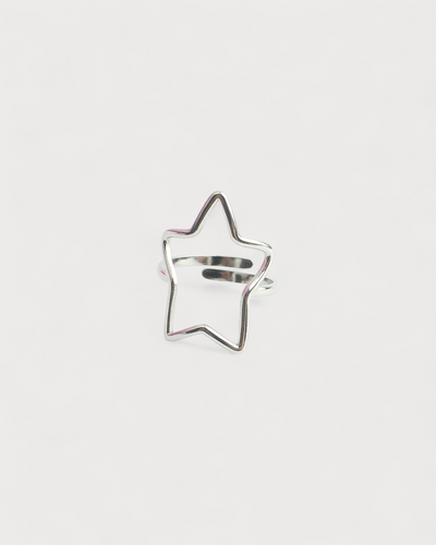 Stern - Ring - Edelstahl