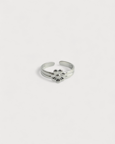 Blossom Flower - Ring - Edelstahl - verstellbar