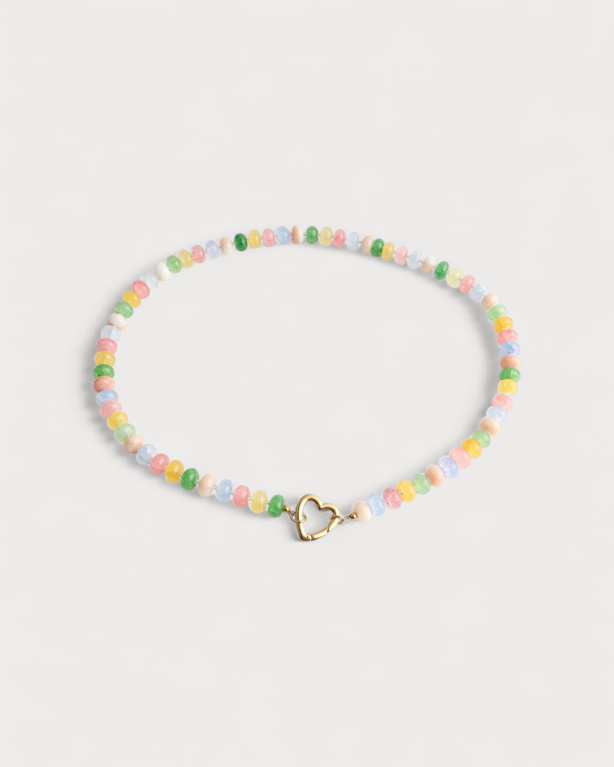 Nina - Ketting - Natuursteen - Stainless Steel