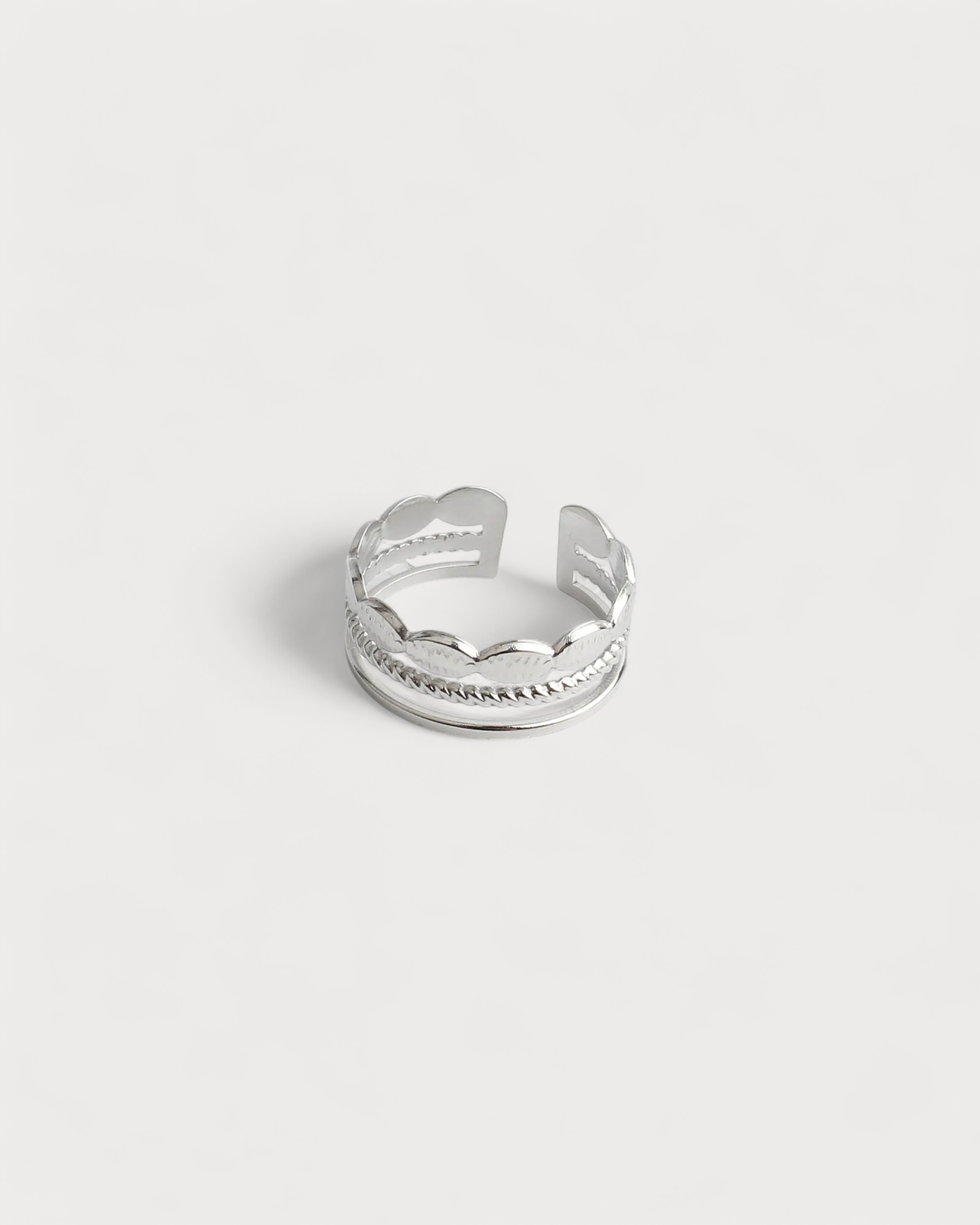 Avelie - Ring - Edelstahl - Verstellbar