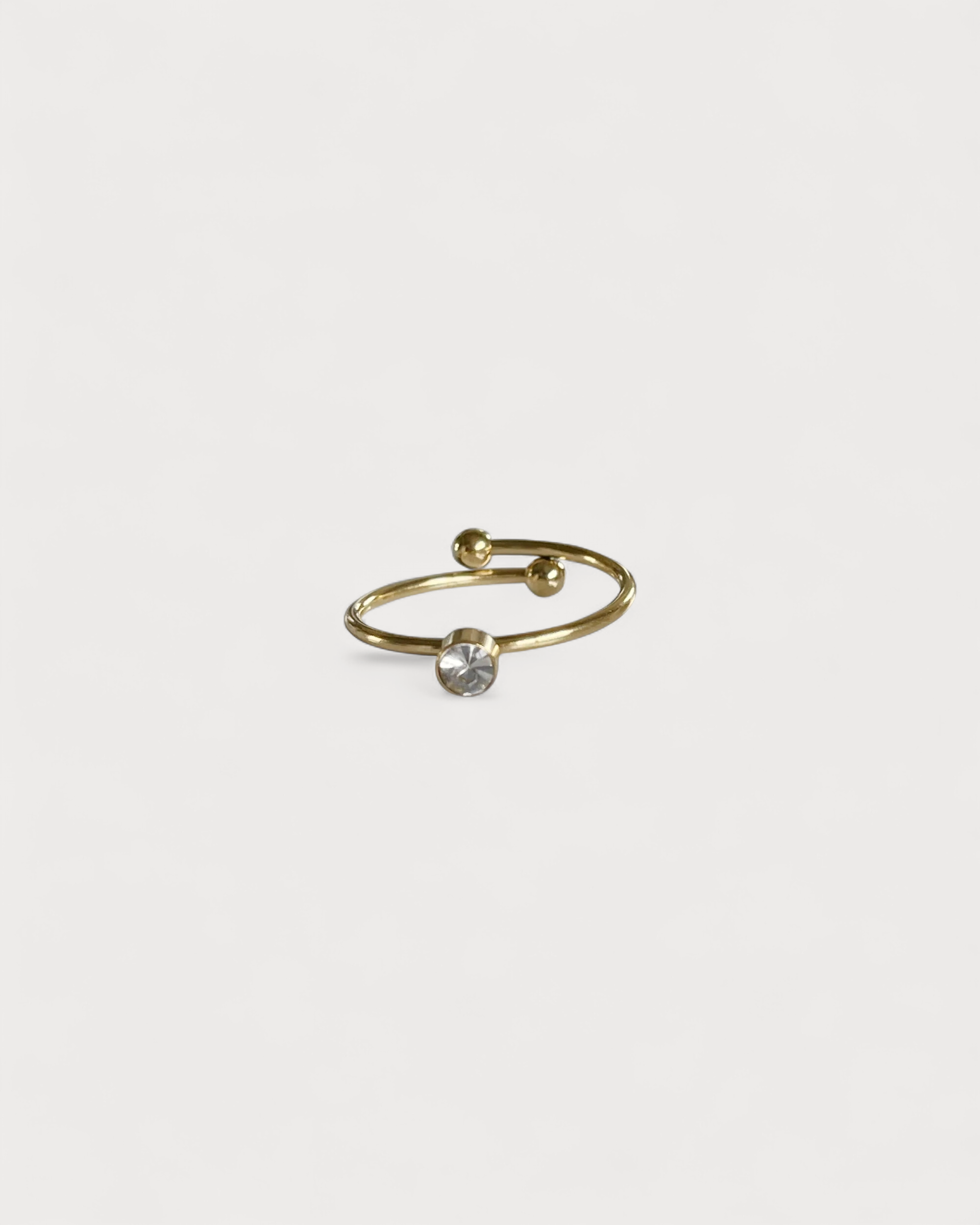 Isabella - Ring - Edelstahl - verstellbar