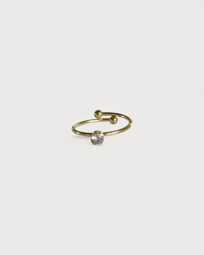 Isabella - Ring - Edelstahl - verstellbar