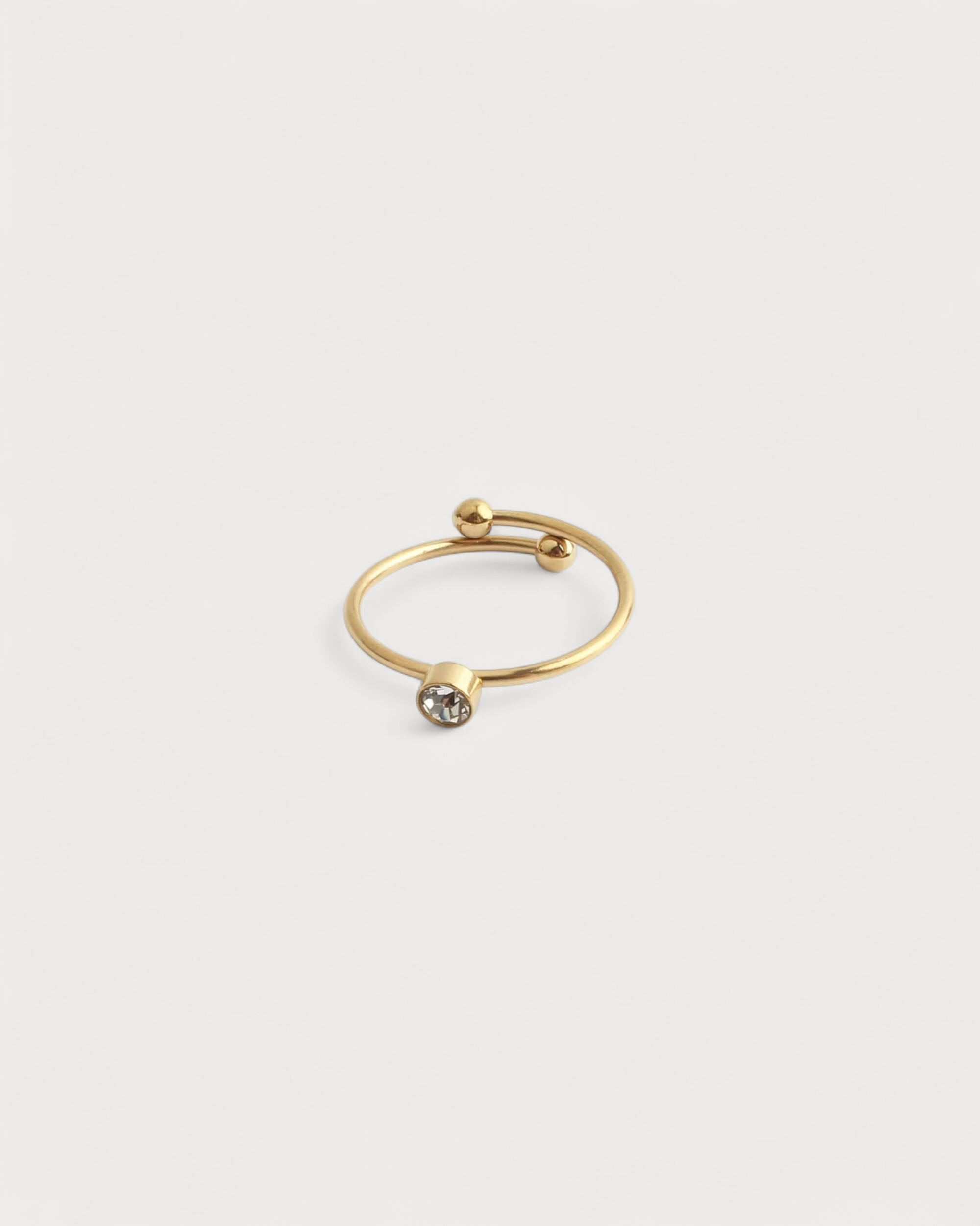 Isabella - Ring - Edelstahl - verstellbar