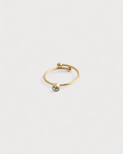 Isabella - Ring - Edelstahl - verstellbar