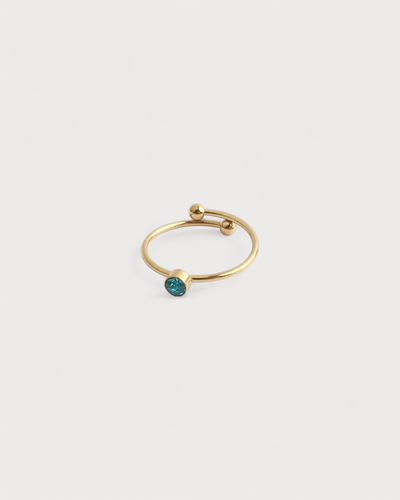 Isabella - Ring - Edelstahl - verstellbar