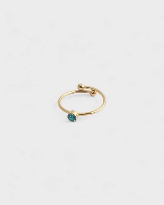 Isabella - Ring - Edelstahl - verstellbar