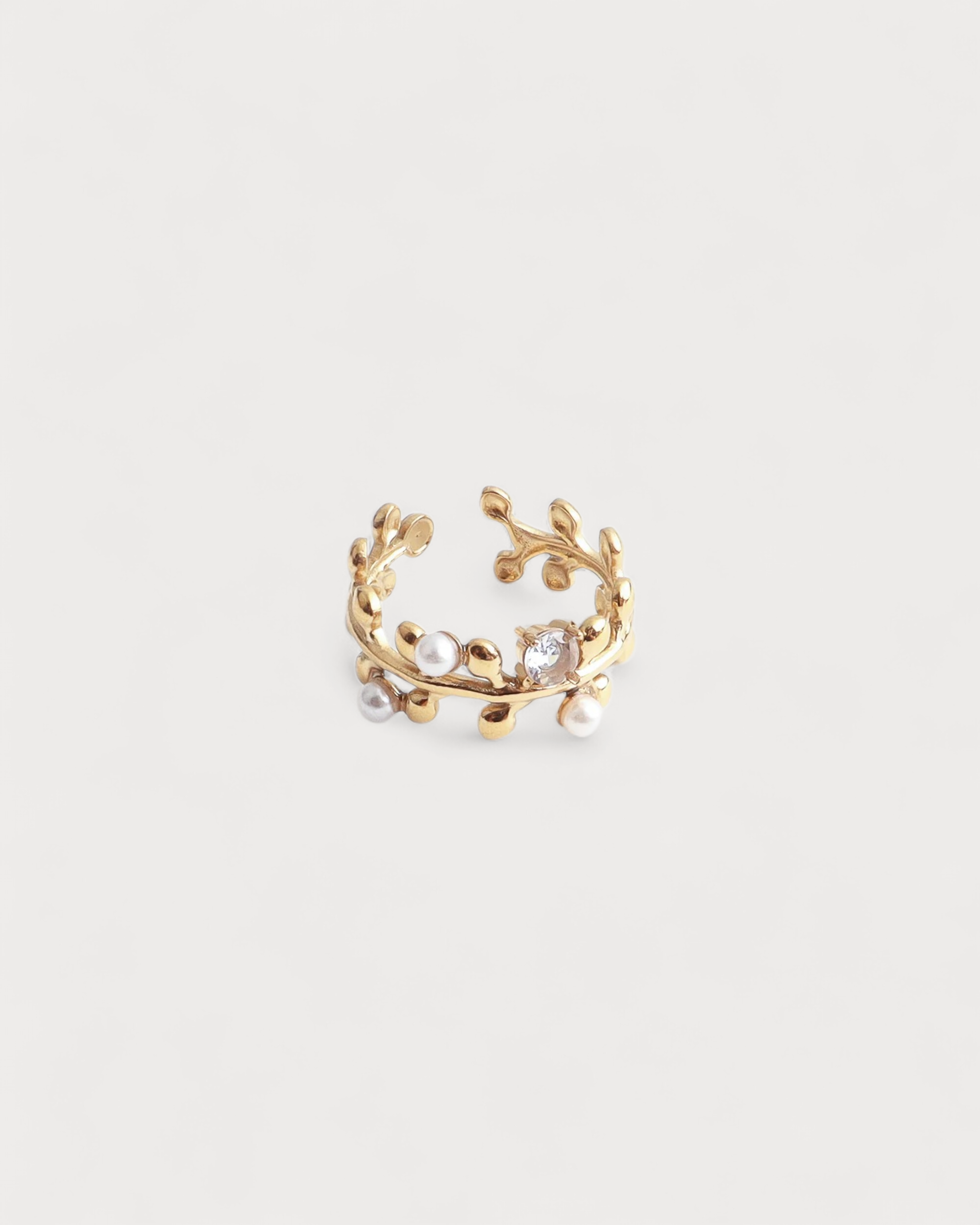 Isolde - Ring - Edelstahl - Verstellbar