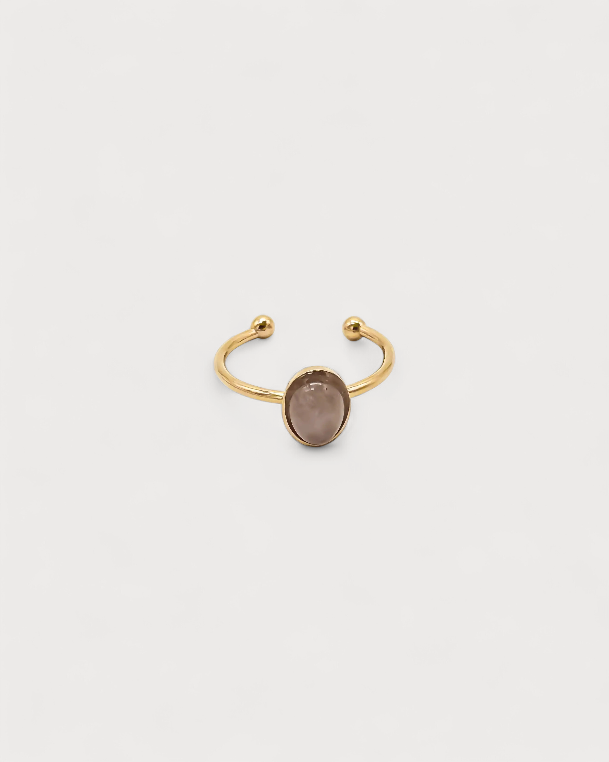 Vive - Ring - Naturstein - Edelstahl - verstellbar