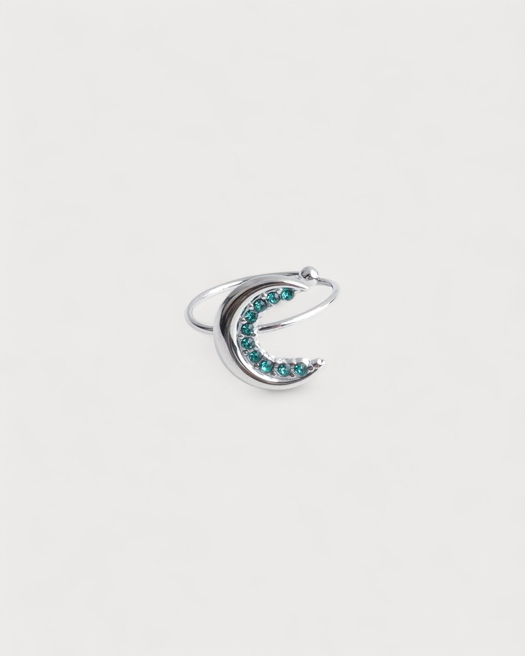 Once In A Moon - Ring - Edelstahl